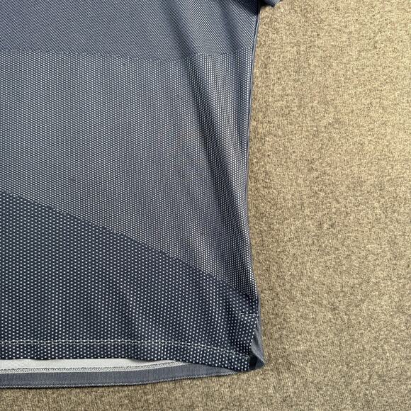 Nike Tiger Woods Polo Mens Medium Blue Dri-FIT Blade Collar Golf CT3799-460 - Picture 7 of 11